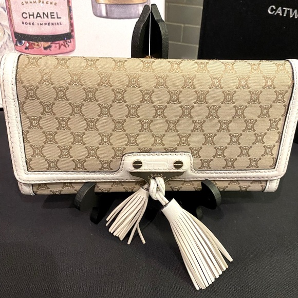 Celine Macadam Tassel Long Wallet - Picture 1 of 16